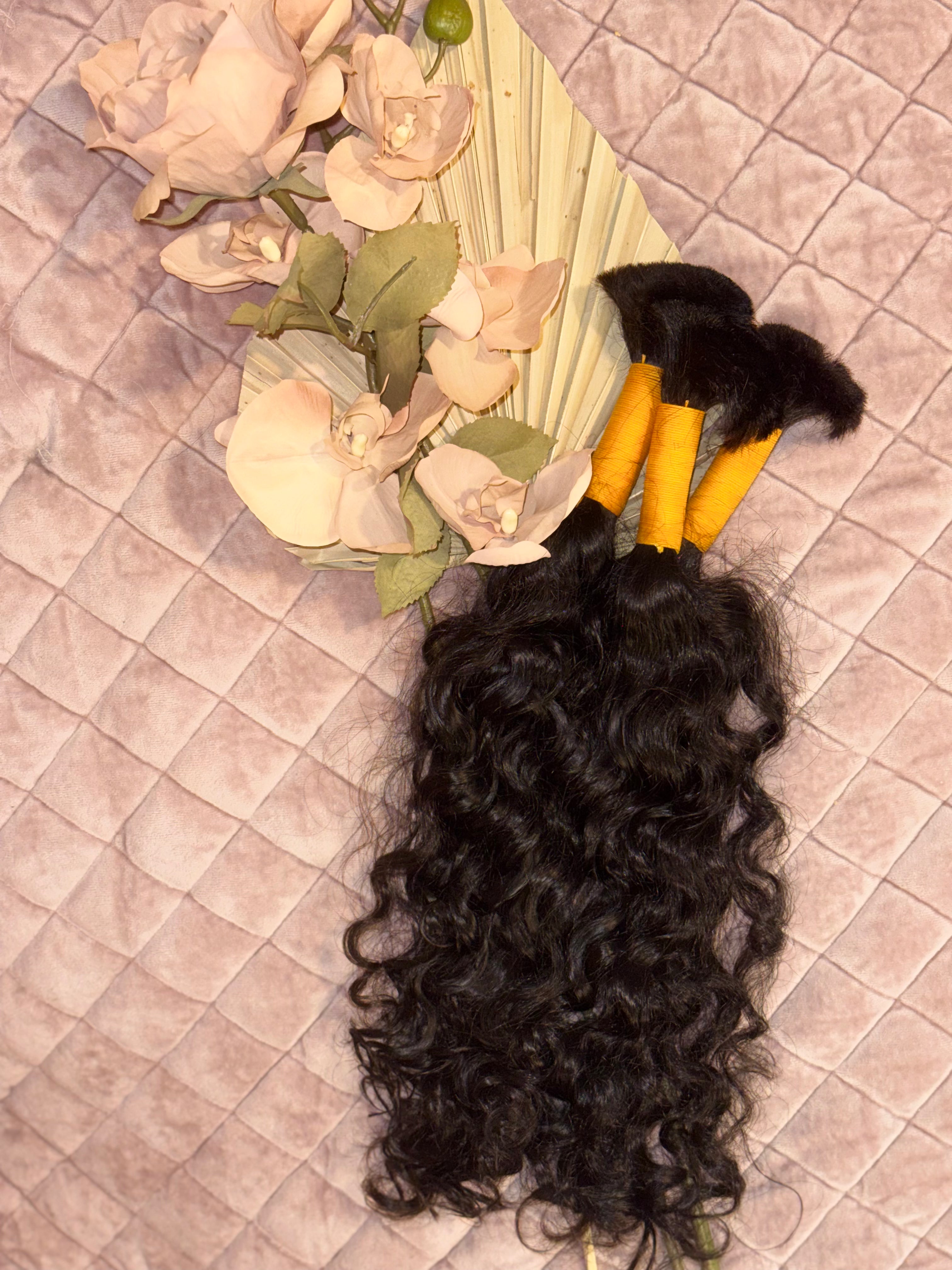 RAW CURLY BRAIDING HAIR