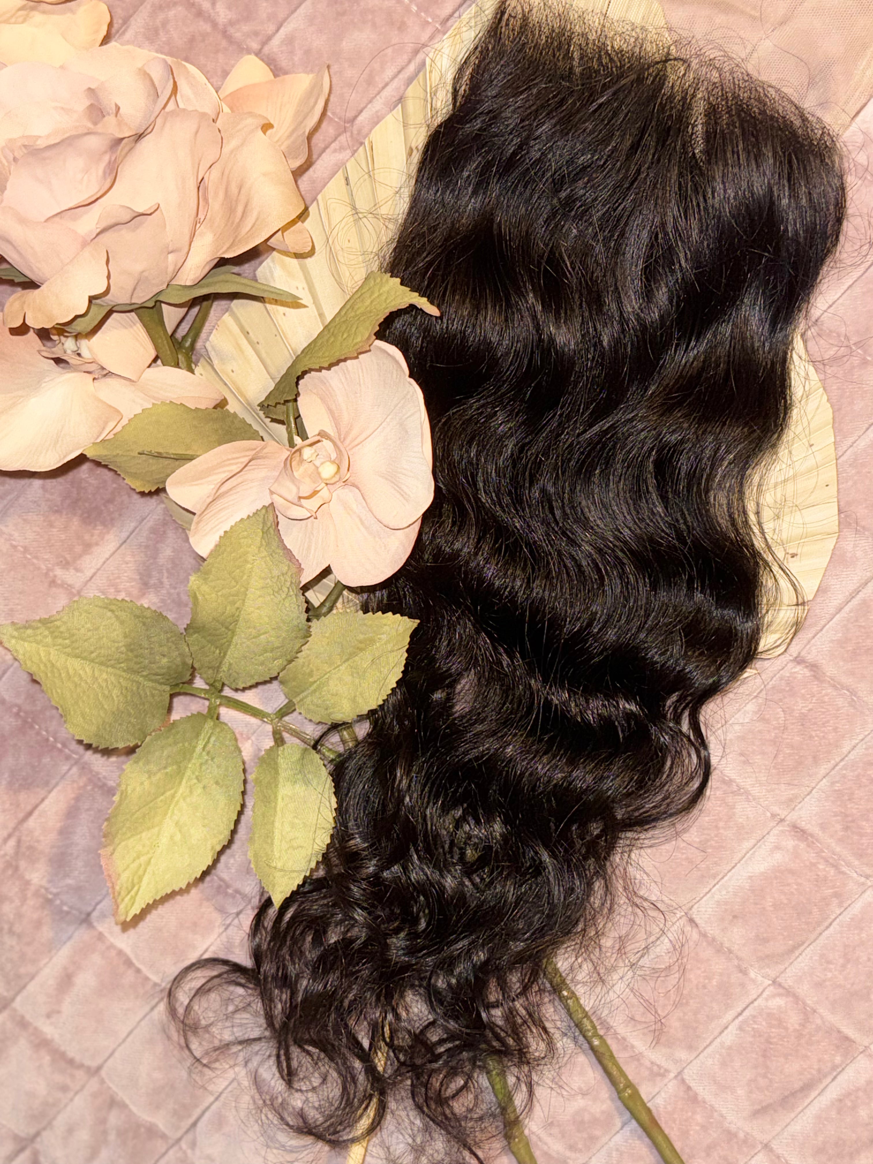 LUSCIOUS LUXE RAW INDAIN WAVY 5x5HD CLOSURE